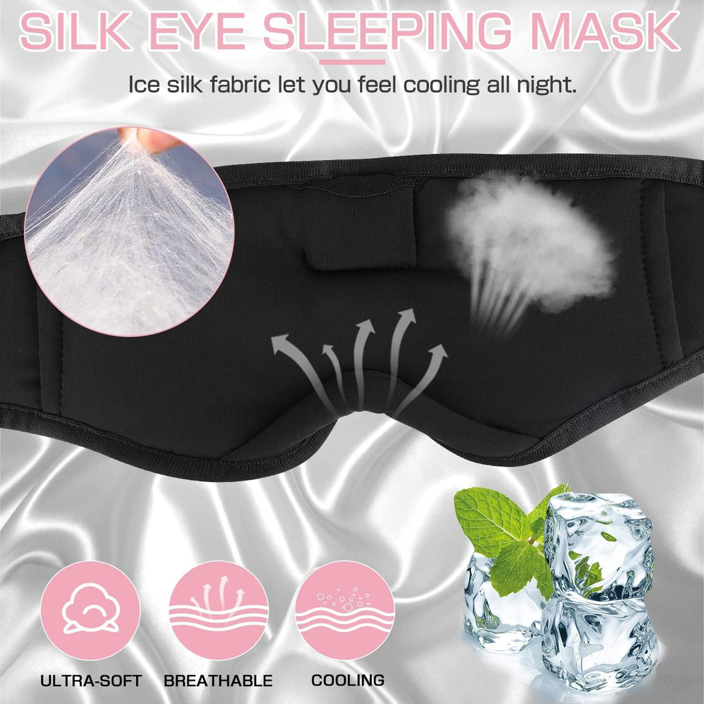 Sleep Headphones, 3D Sleep Mask Bluetooth Wireless Music Eye Mask