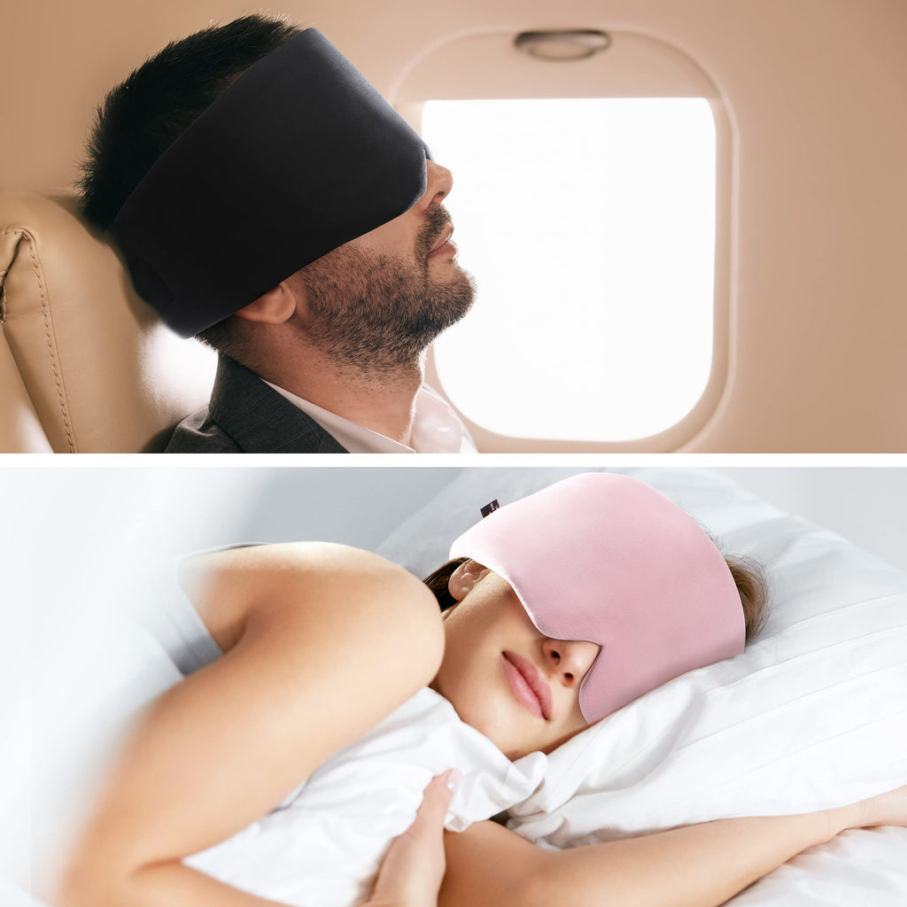 Cotton Sleep Mask Blackout - Handmade Eye Mask for Sleeping Eye Shade Cover