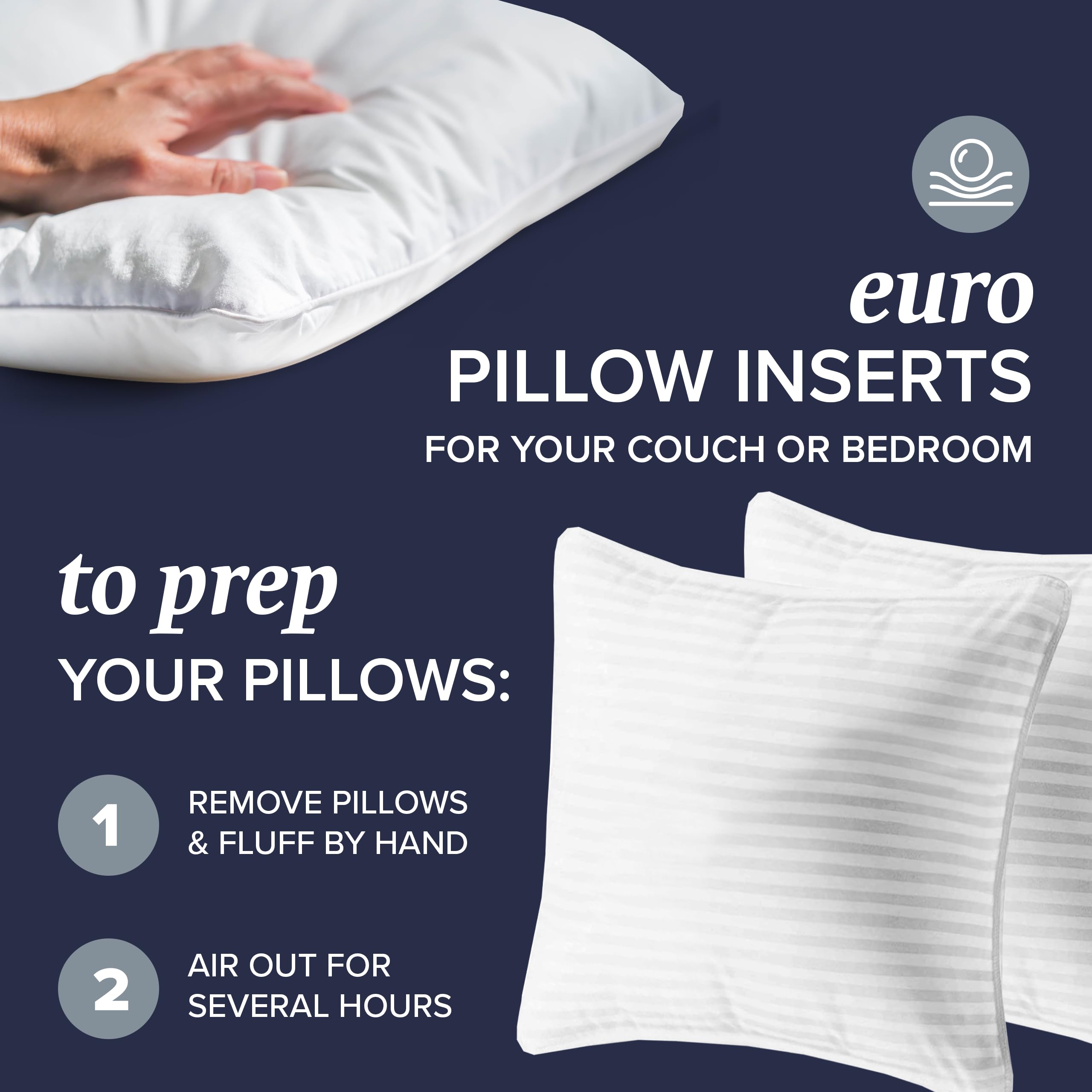 Beckham Hotel Collection Bed Pillows Standard/Queen Size Set of 2