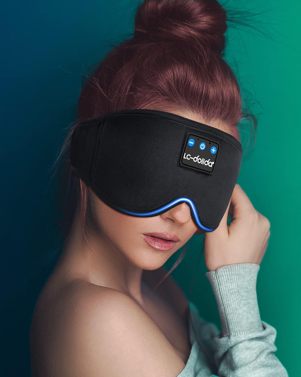 Sleep Headphones, 3D Sleep Mask Bluetooth Wireless Music Eye Mask