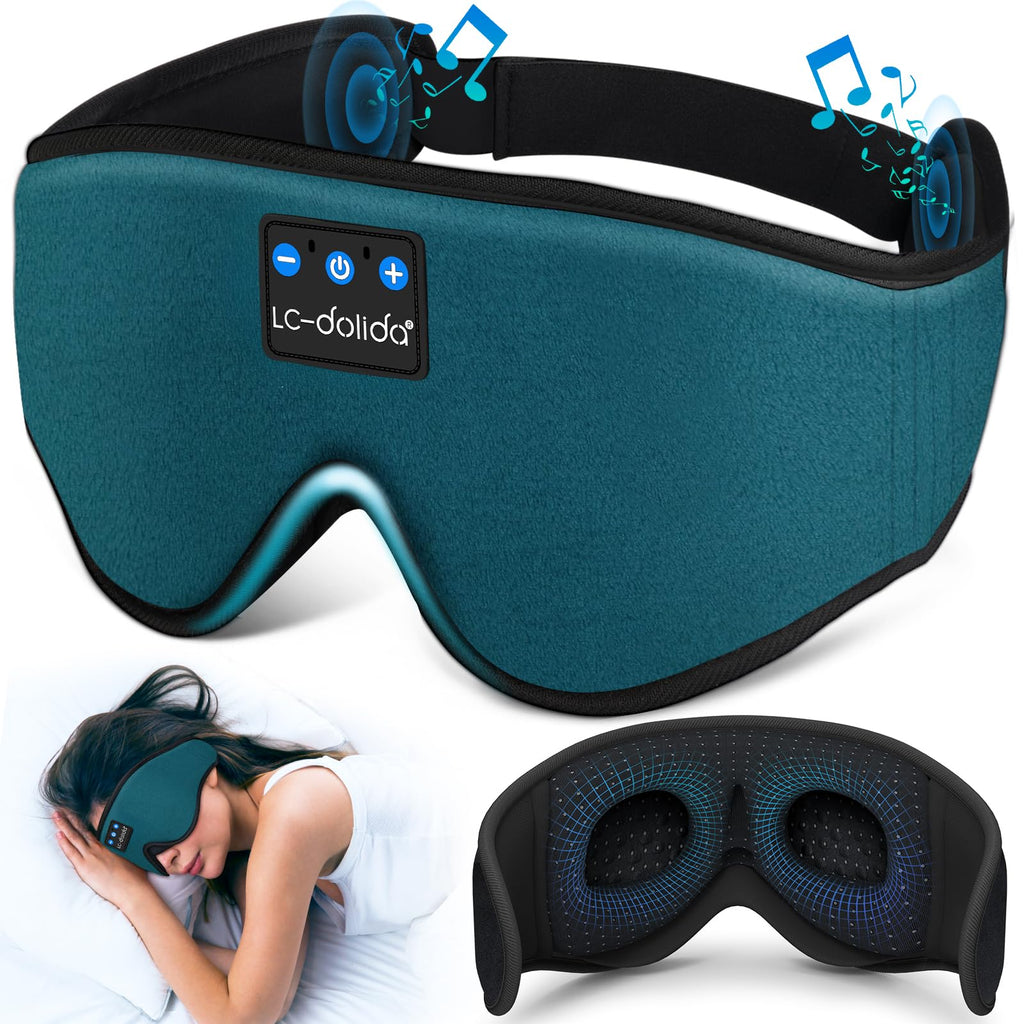 Sleep Headphones, 3D Sleep Mask Bluetooth Wireless Music Eye Mask