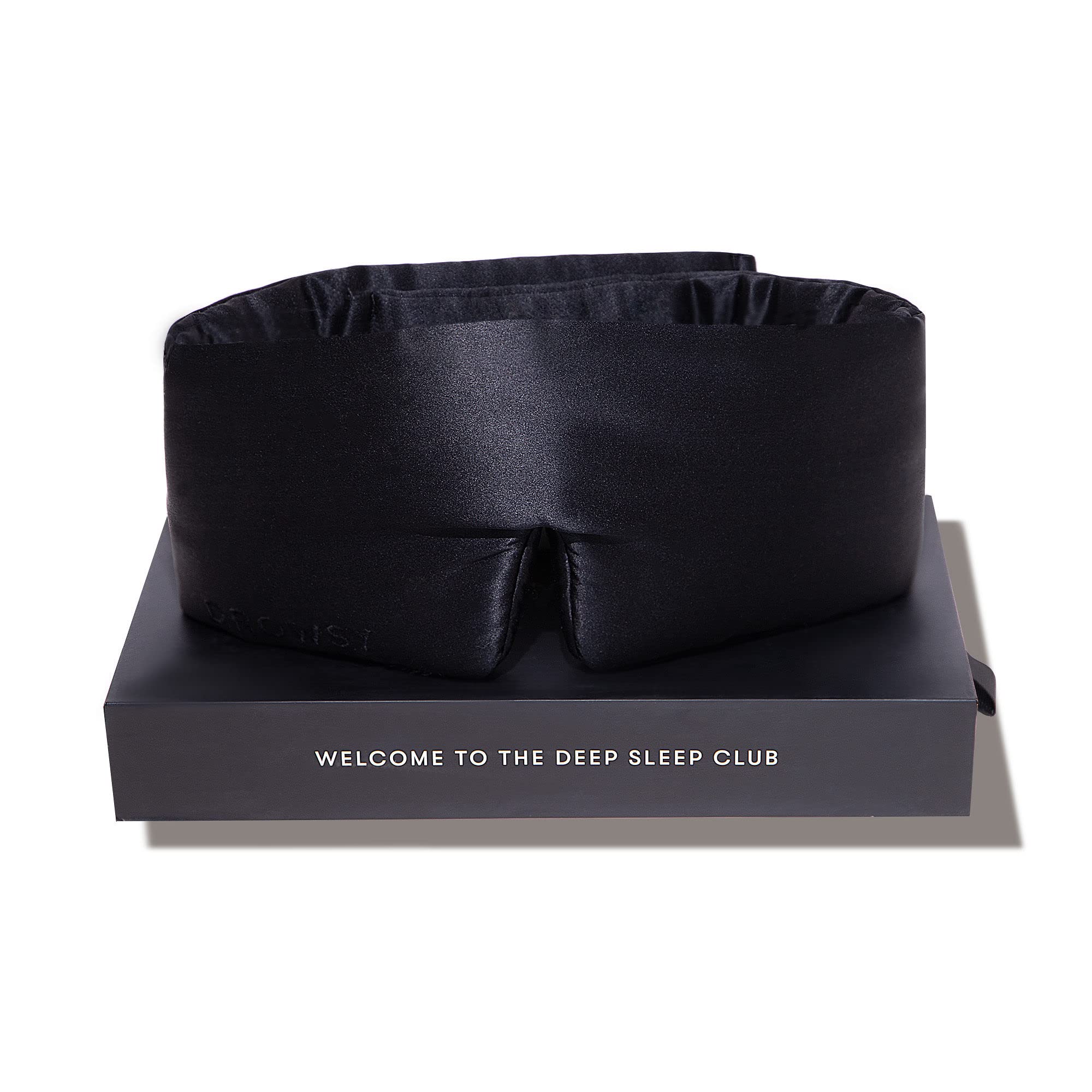 Silk Sleep Mask - Face-Hugging, Padded Cocoon for Luxury Sleep in Total Darkness