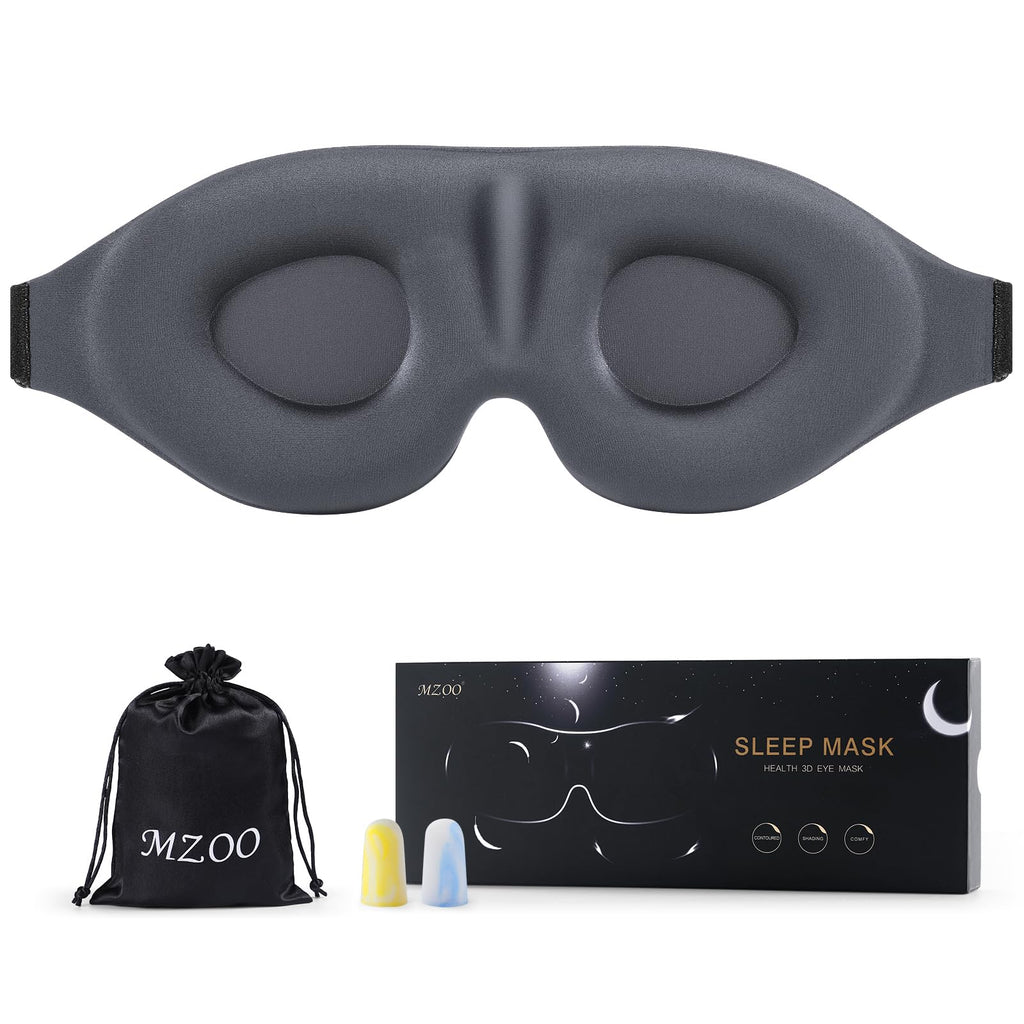 Luxury Sleep Eye Mask for Side Sleeper Men Women, Zero Eye Pressure 3D Sleeping Mask