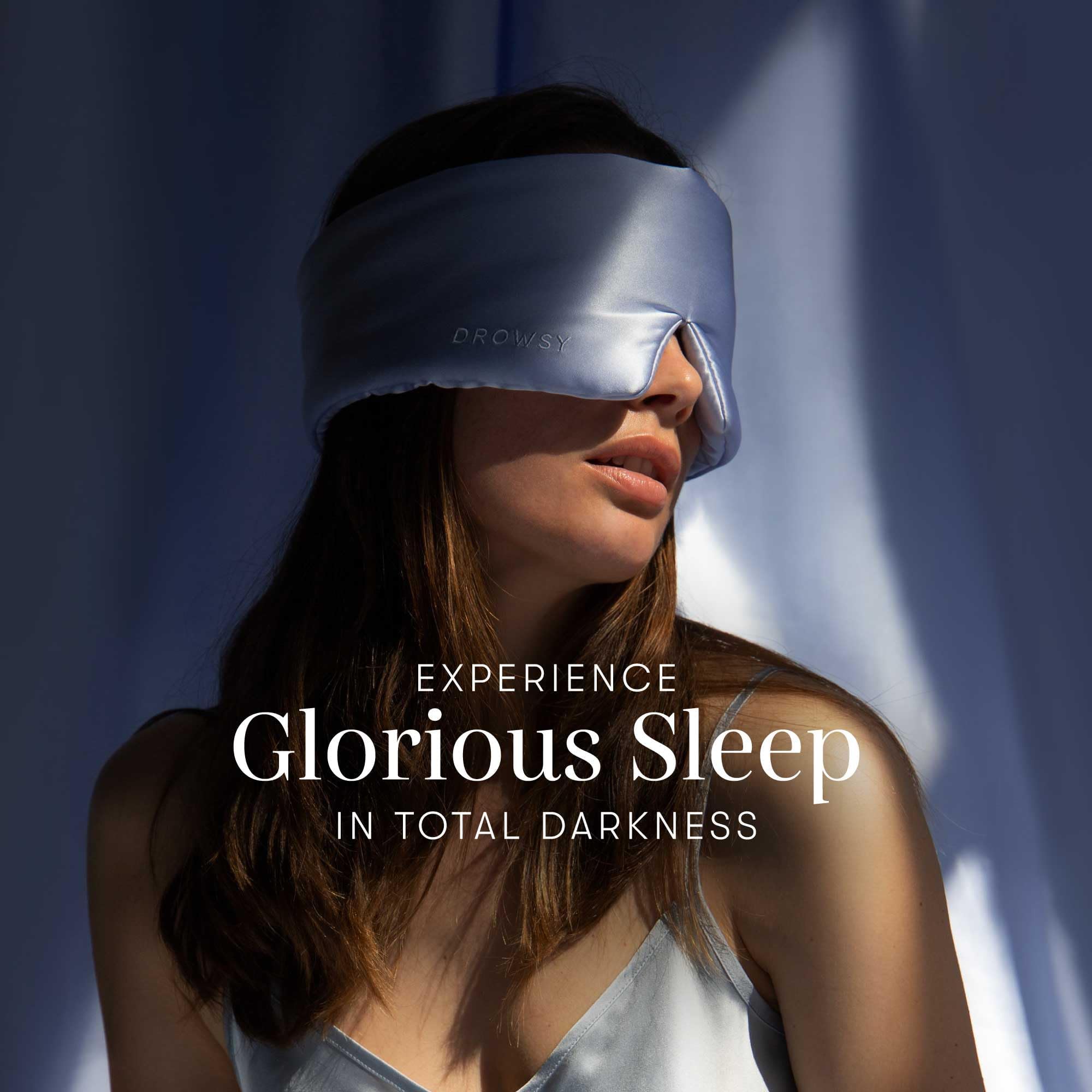 Silk Sleep Mask - Face-Hugging, Padded Cocoon for Luxury Sleep in Total Darkness