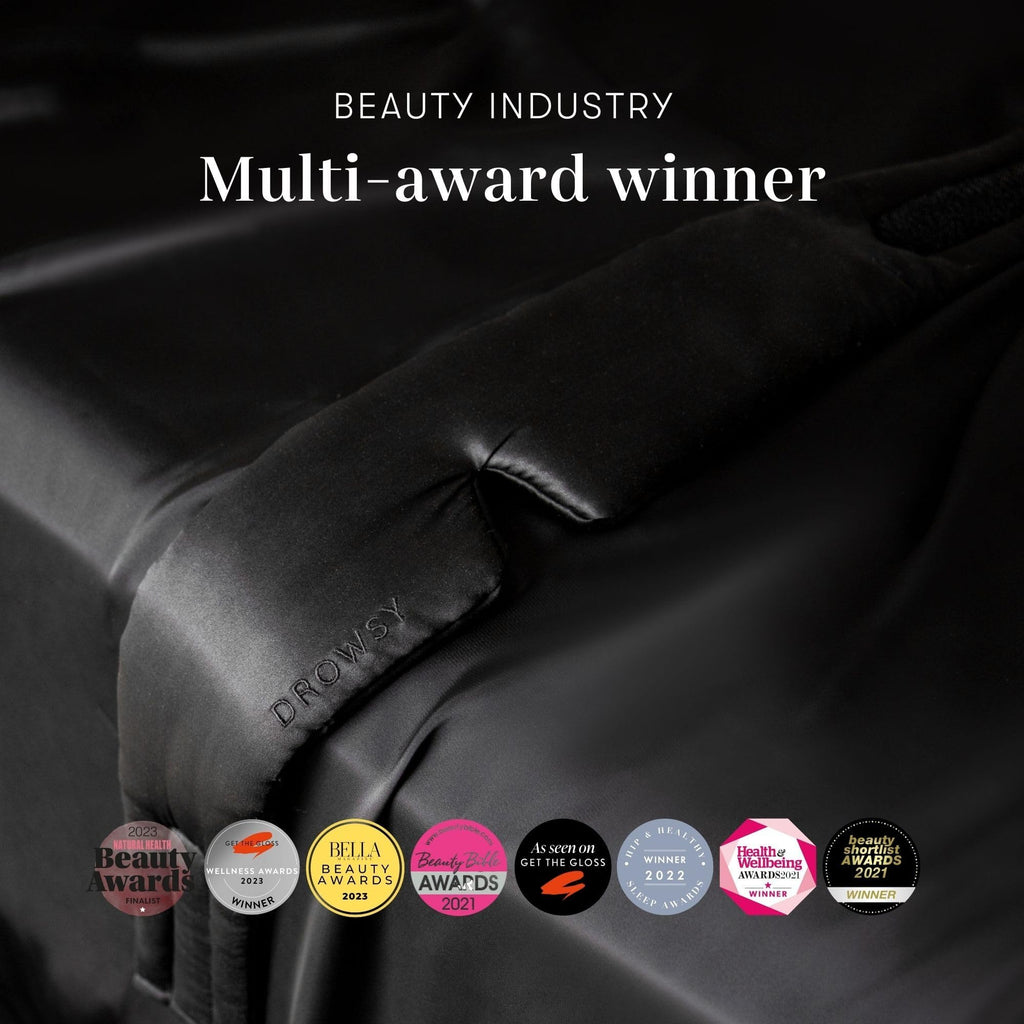 Silk Sleep Mask - Face-Hugging, Padded Cocoon for Luxury Sleep in Total Darkness