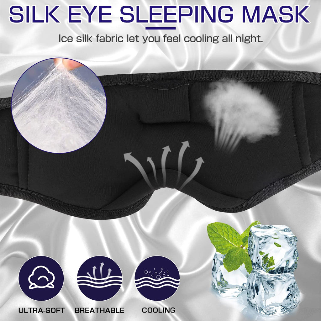 Sleep Headphones, 3D Sleep Mask Bluetooth Wireless Music Eye Mask