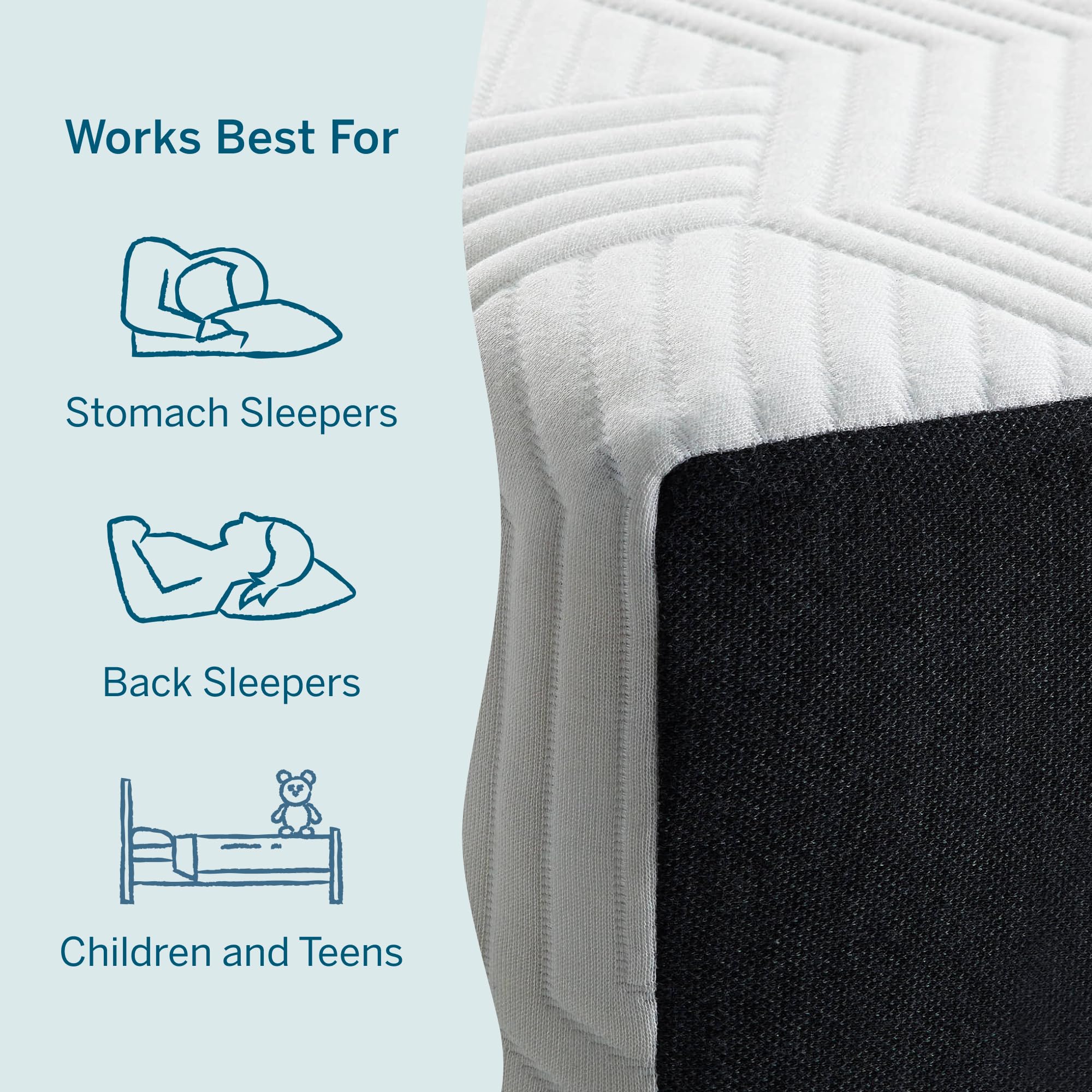Lucid 8 Inch Memory Foam Mattress - Medium Firm Feel - Infused with Refreshing Bamboo Charcoal and Cooling Gel - Bed in a Box