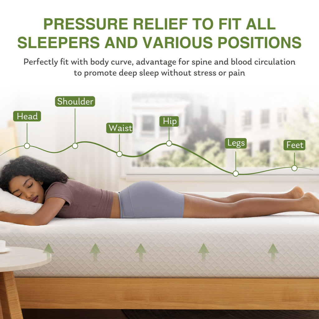 Full Size Memory Foam Mattress,  Bed Mattress in A Box
