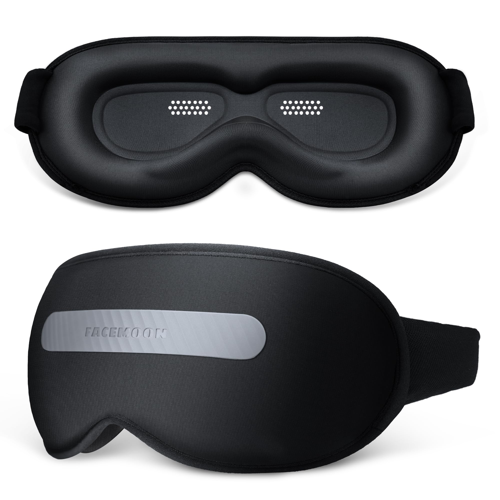 Weighted Eye Mask for Sleeping - 3D Blackout Sleep Mask for Women & Men