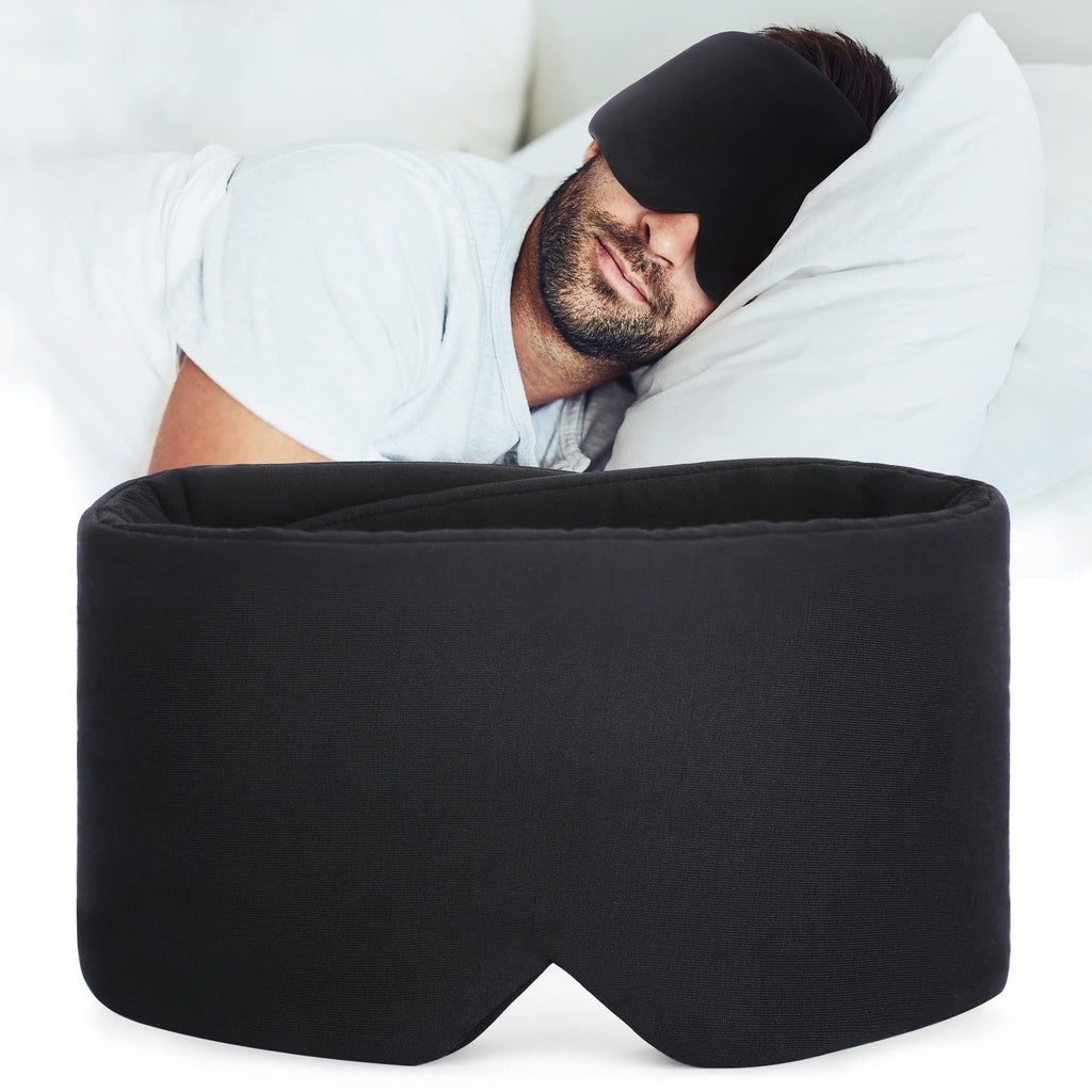 Cotton Sleep Mask Blackout - Handmade Eye Mask for Sleeping Eye Shade Cover