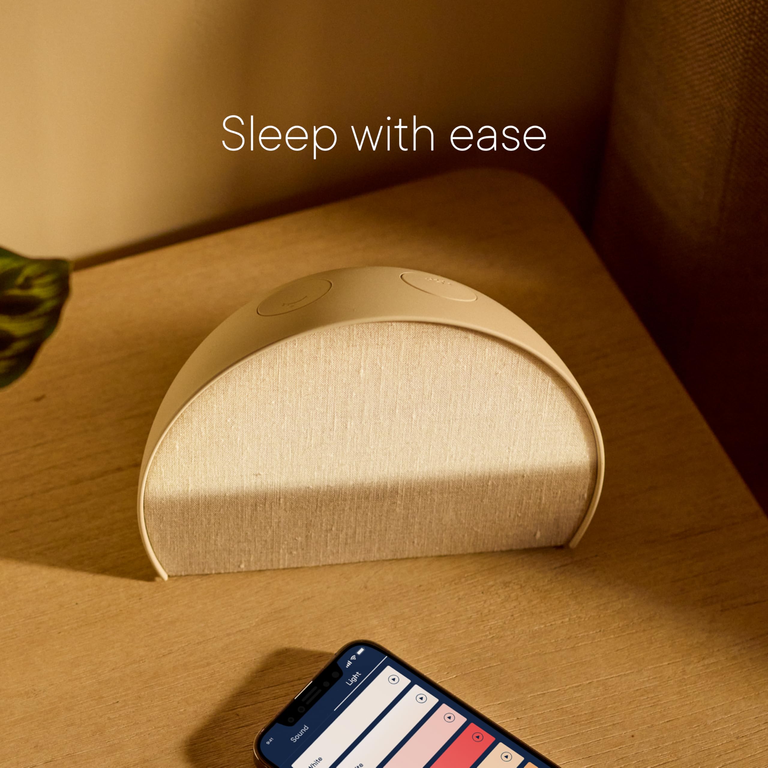 Hatch Restore 3 Sunrise Alarm Clock, Sound Machine, Smart Light (Cocoa) - White Noise