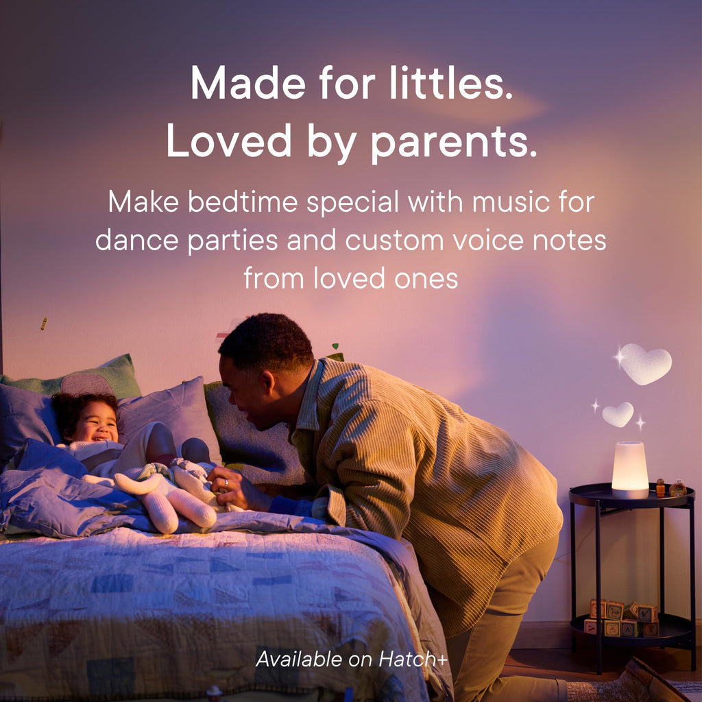 Baby Sound Machine, Night Light | Hatch Baby (Peach) | Sleep Support