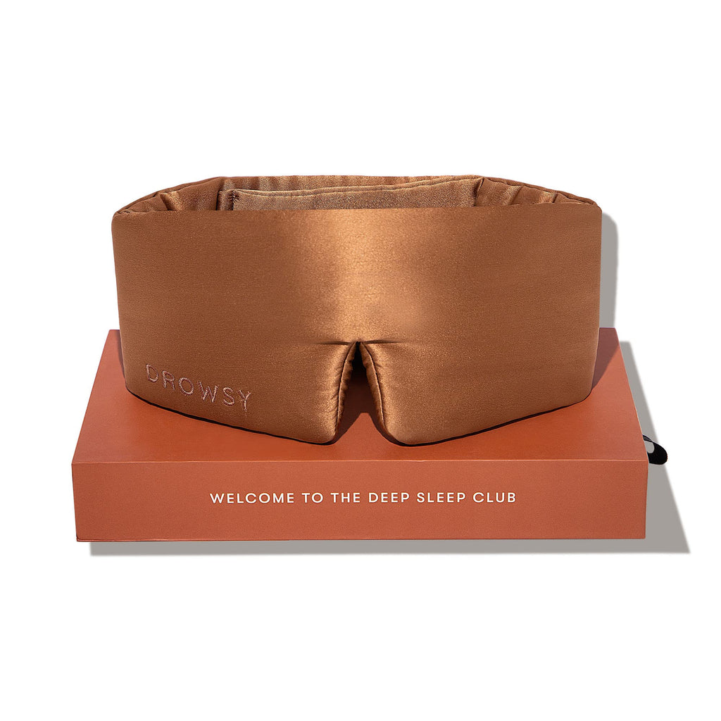 Silk Sleep Mask - Face-Hugging, Padded Cocoon for Luxury Sleep in Total Darkness