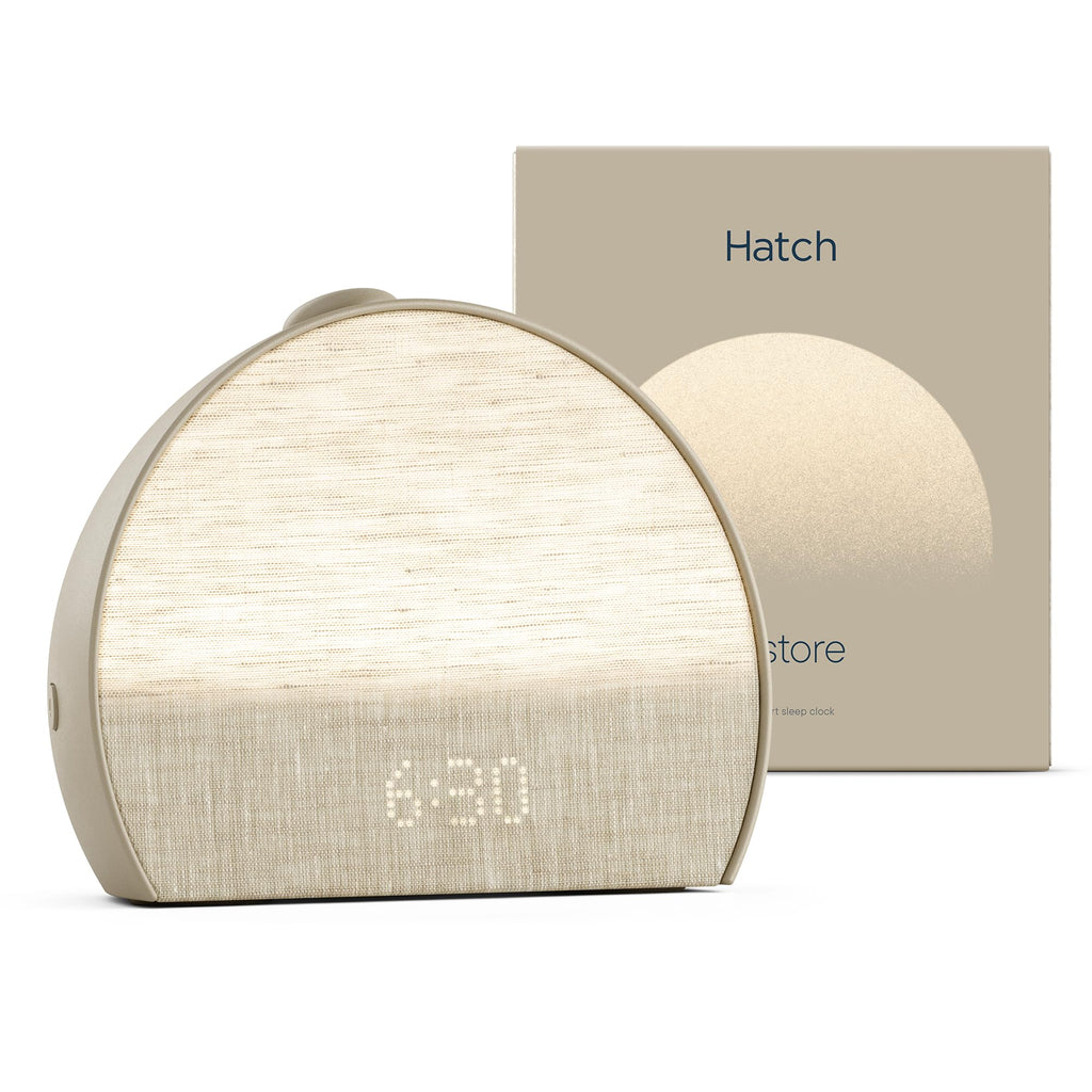 Hatch Restore 3 Sunrise Alarm Clock, Sound Machine, Smart Light (Cocoa) - White Noise