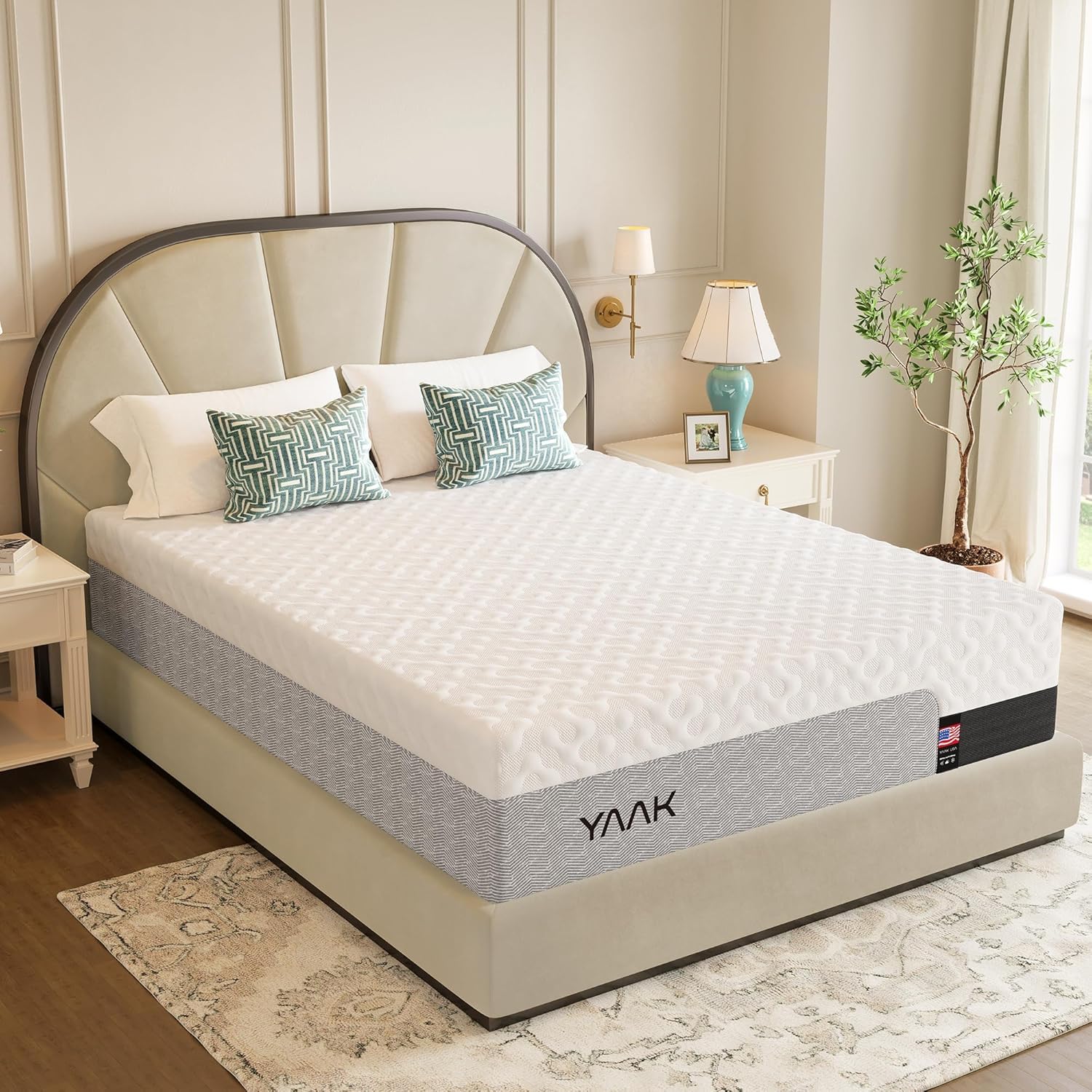 12 Inch Memory Foam Mattress in a Box for Back Pain, Cooling Gel Bed