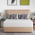 Gel Memory Foam Mattress | White | Bed in a Box,Pressure Relief, Cooling Ventilated Foam