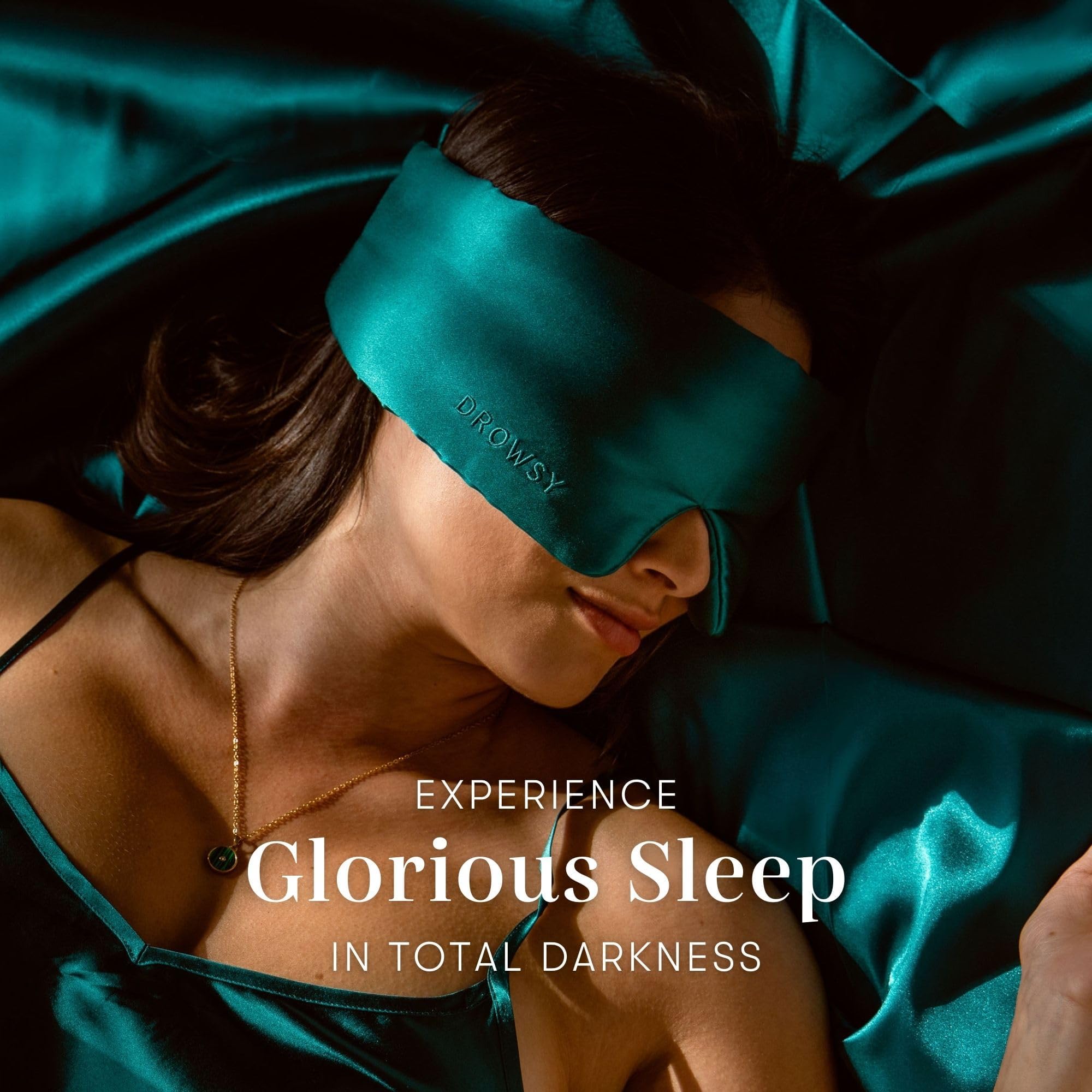 Silk Sleep Mask - Face-Hugging, Padded Cocoon for Luxury Sleep in Total Darkness