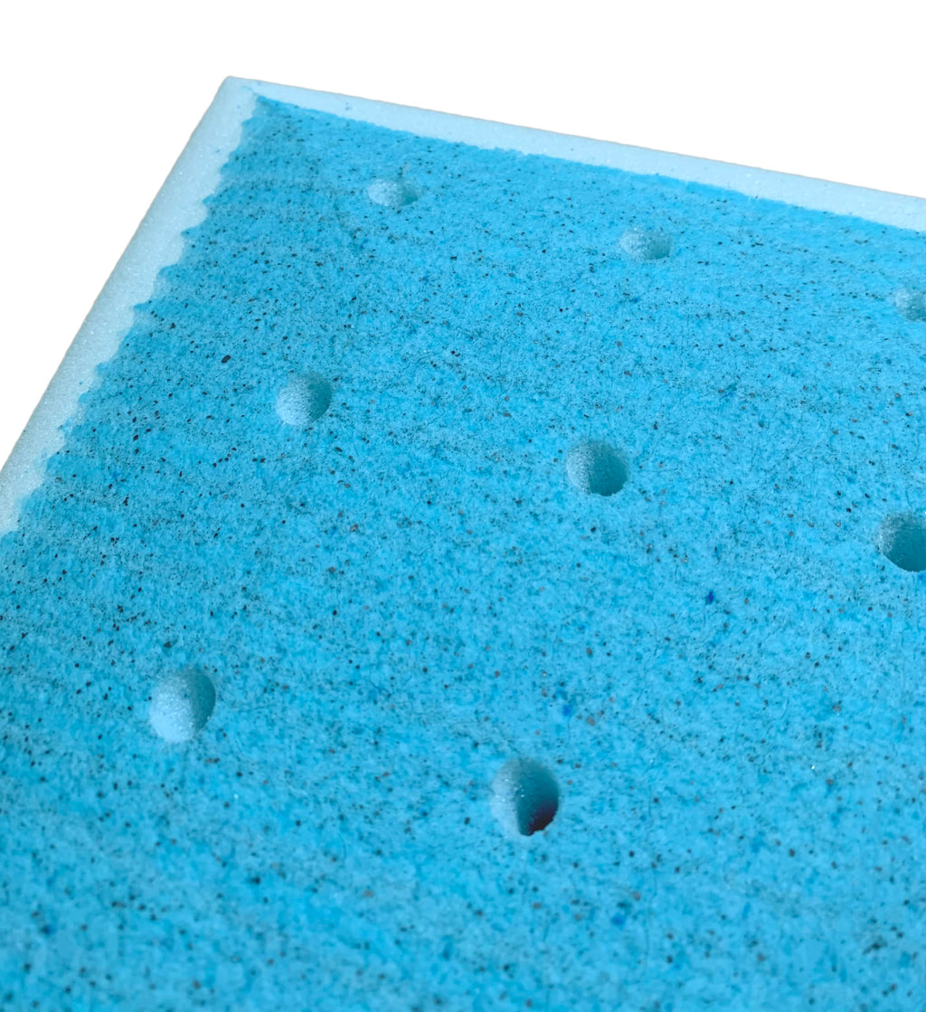 Bedding Ultra Slim Max Cool CarbonBlue Gel Memory Foam Pillow for Stomach and Back Sleepers