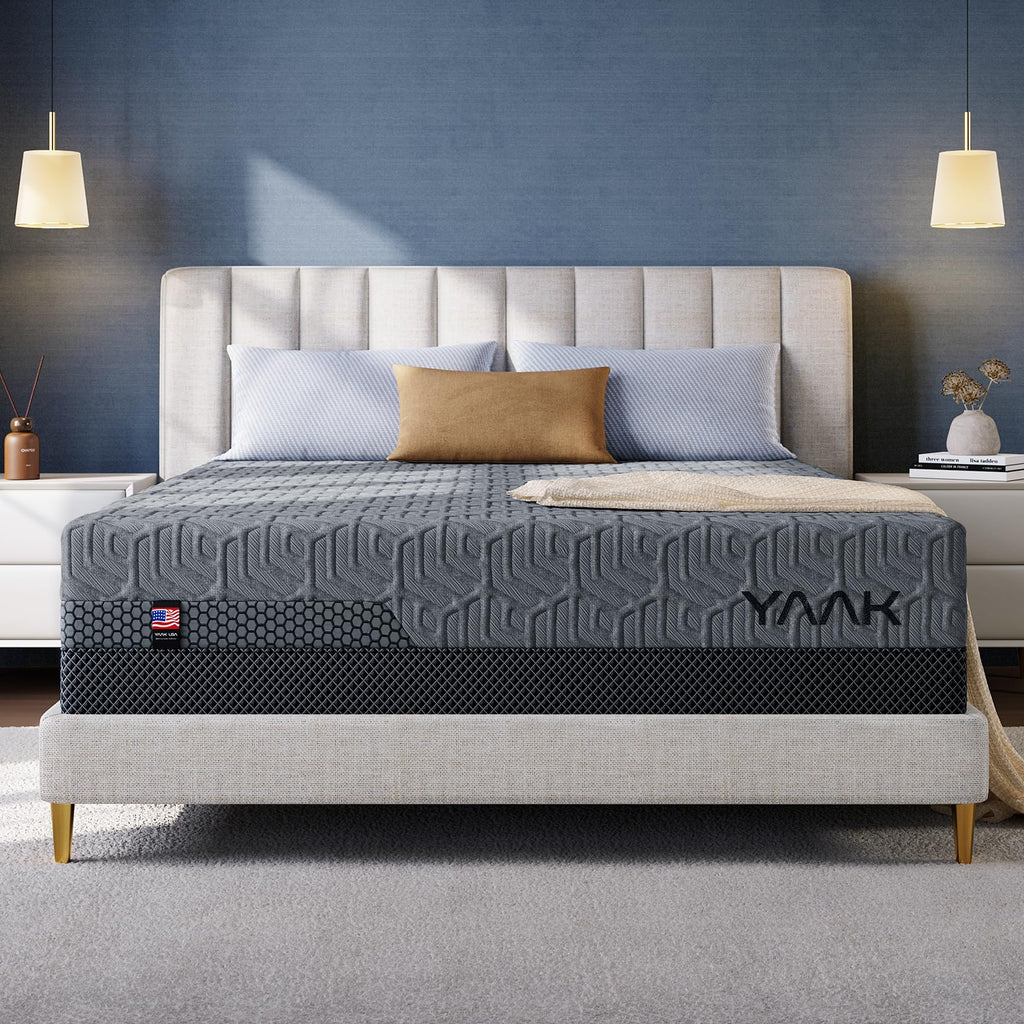 12 Inch Memory Foam Mattress in a Box for Back Pain, Cooling Gel Bed