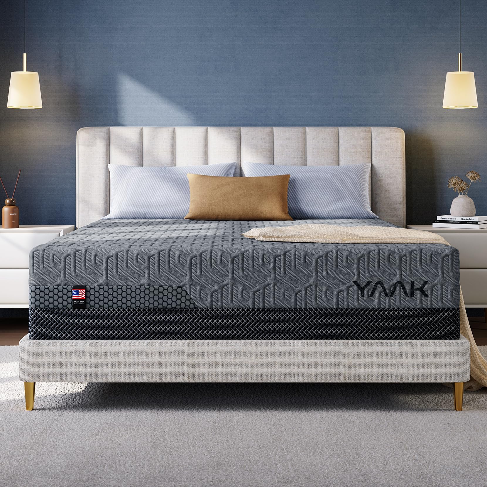 12 Inch Memory Foam Mattress in a Box for Back Pain, Cooling Gel Bed