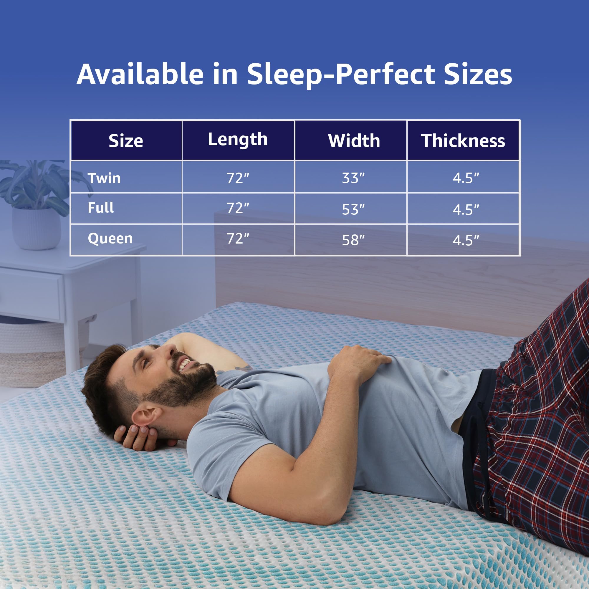14-Inch King Mattress, Copper Smart Thermic Gel Cooling for Hot Sleepers & Back Pain Relief, Medium Firm Hybrid