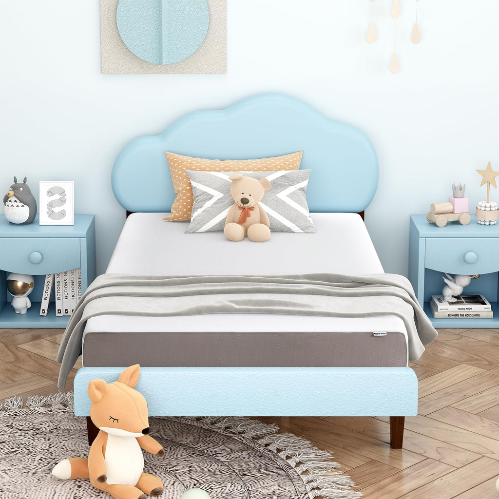 Memory Foam Mattress, Soft Plush Feel, Breathable, 12 Inch, Queen, White/Grey