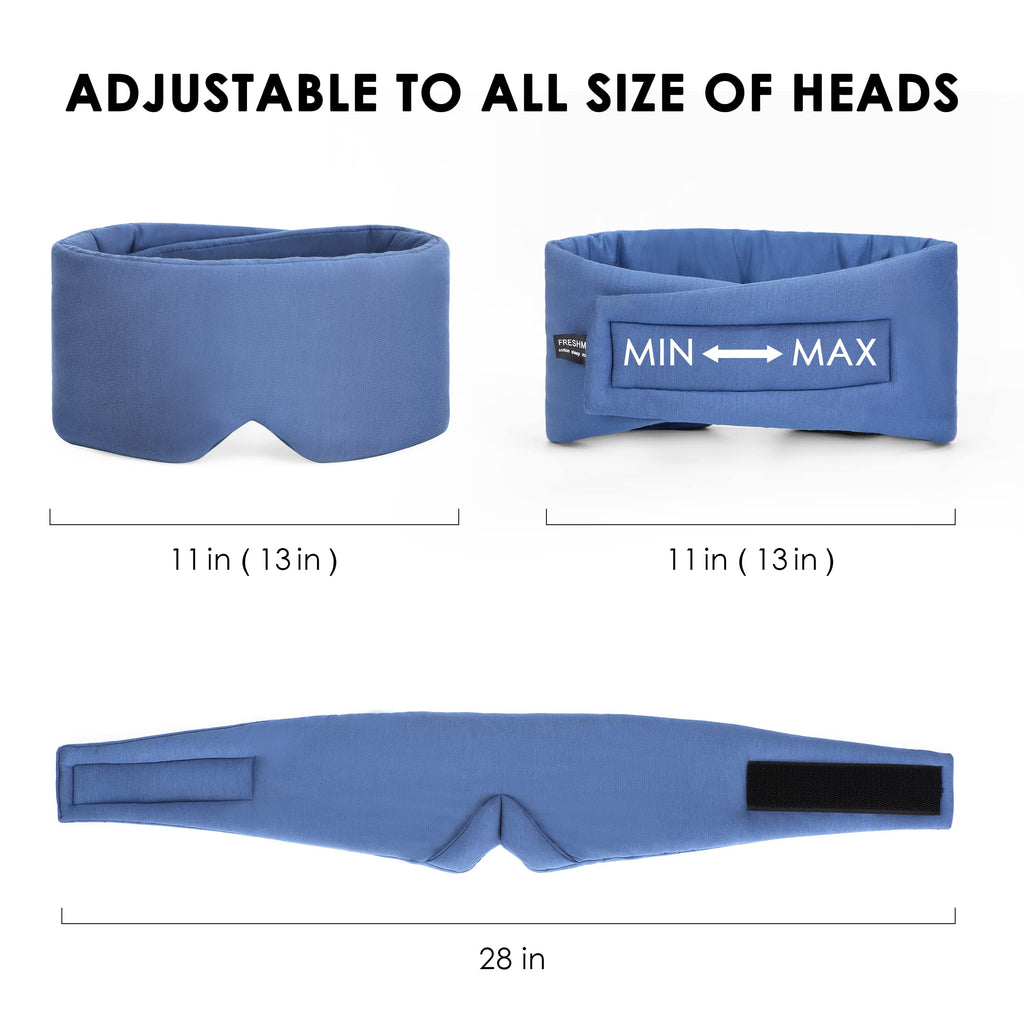 Cotton Sleep Mask Blackout - Handmade Eye Mask for Sleeping Eye Shade Cover