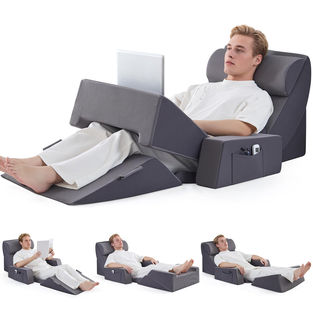 9PCS Wedge Pillow Set for After Surgery Recovery
