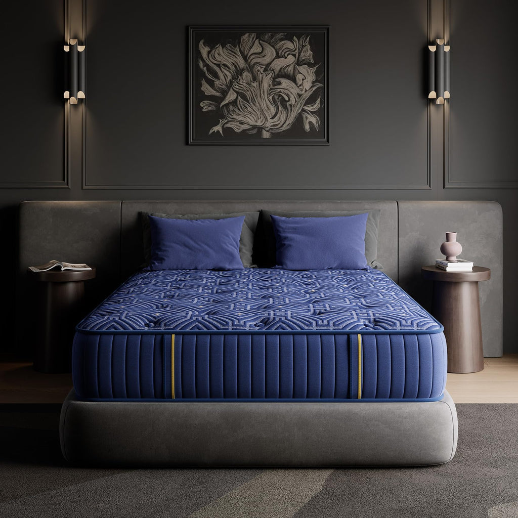 King Size Mattress 14 Inch, King Mattresses in a Box Hybrid Medium Feel Memory Foam and Individual Pocket Springs