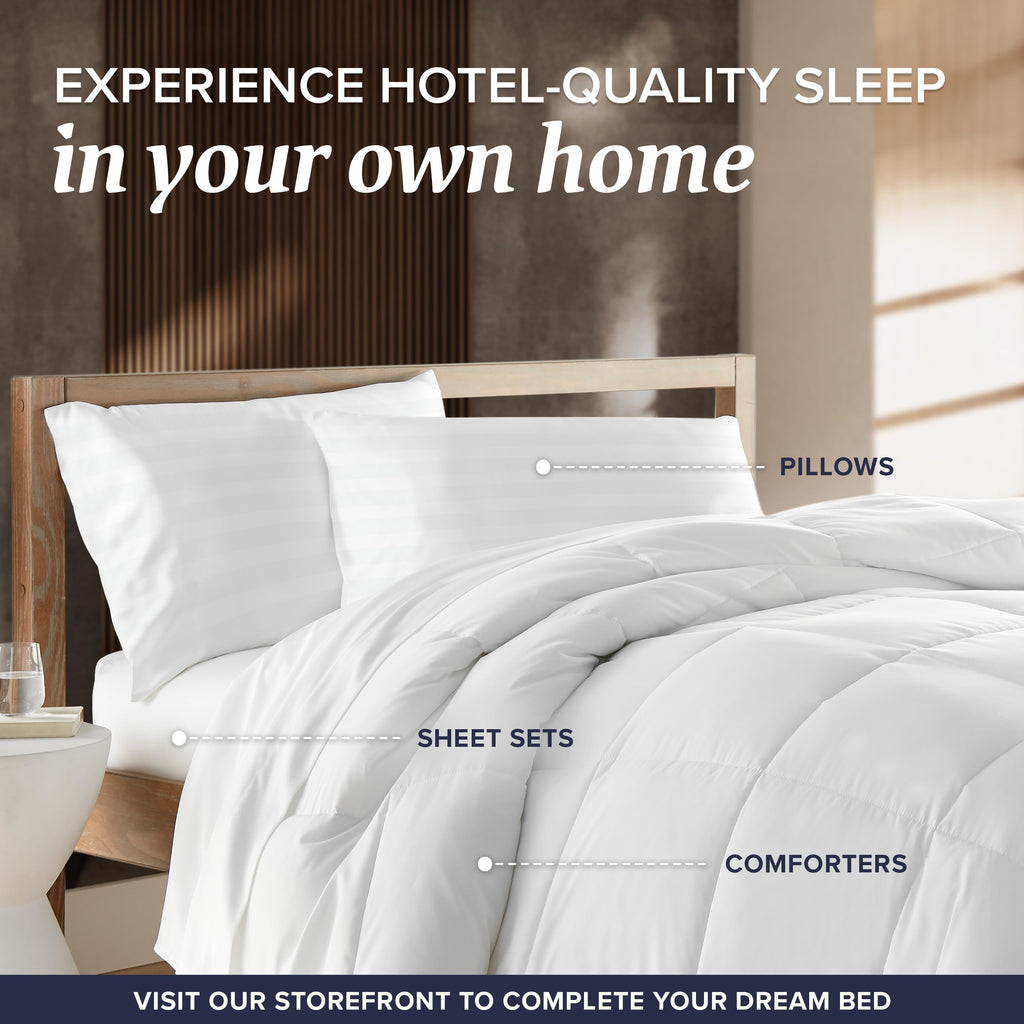 Beckham Hotel Collection Bed Pillows Standard/Queen Size Set of 2