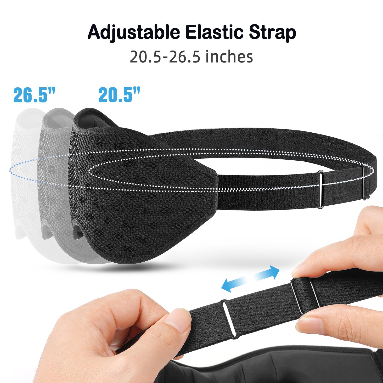 Breathable Sleep Mask, 3D Eye Mak Sleep for Side Sleepers