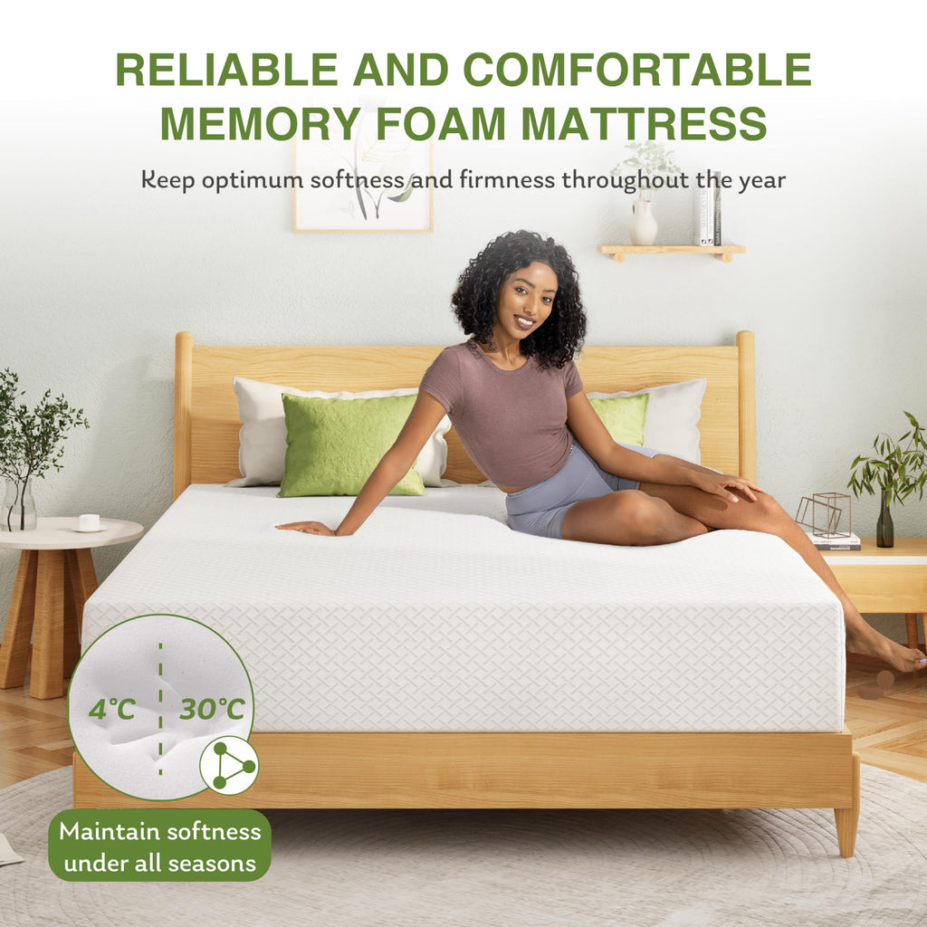 Full Size Memory Foam Mattress,  Bed Mattress in A Box