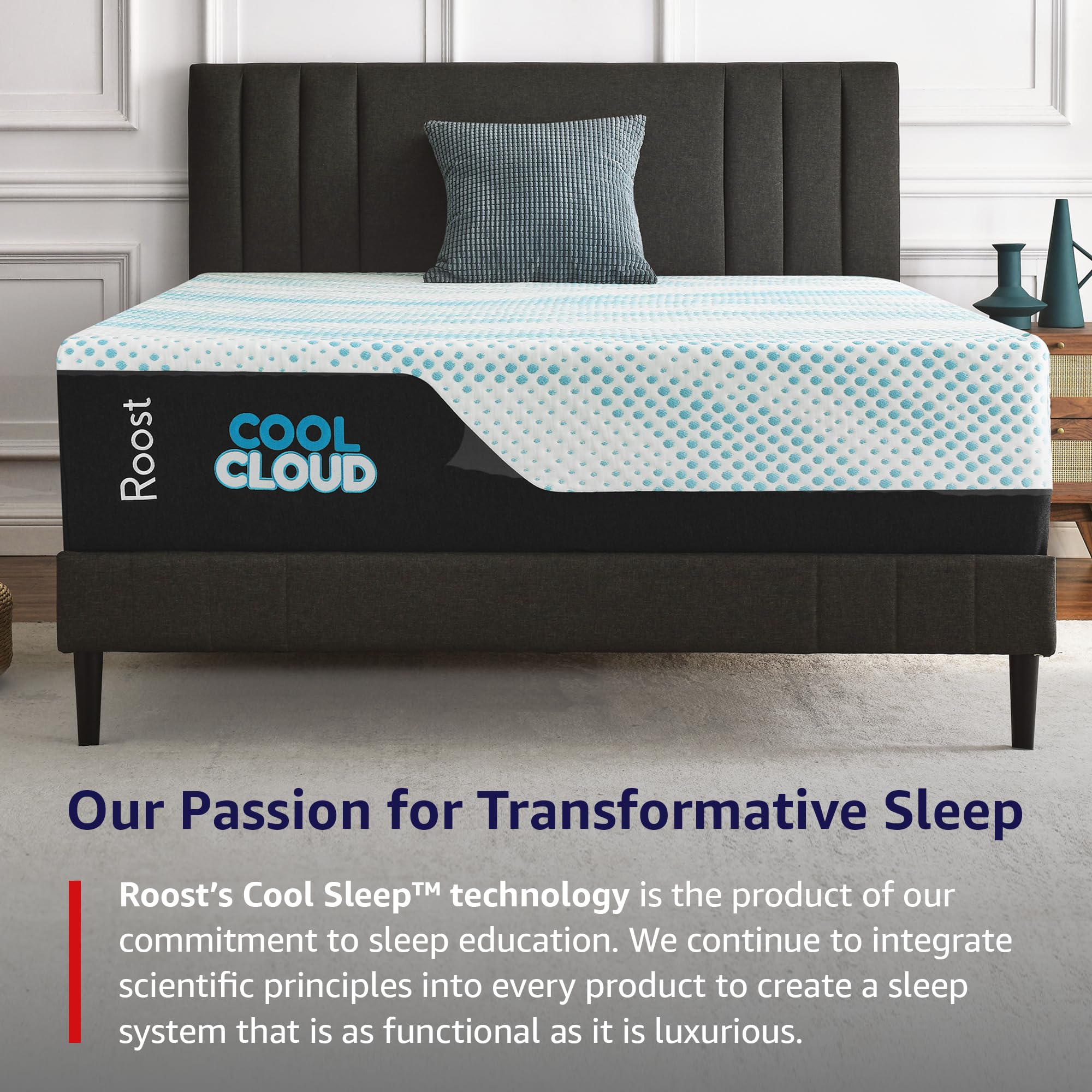 14-Inch King Mattress, Copper Smart Thermic Gel Cooling for Hot Sleepers & Back Pain Relief, Medium Firm Hybrid