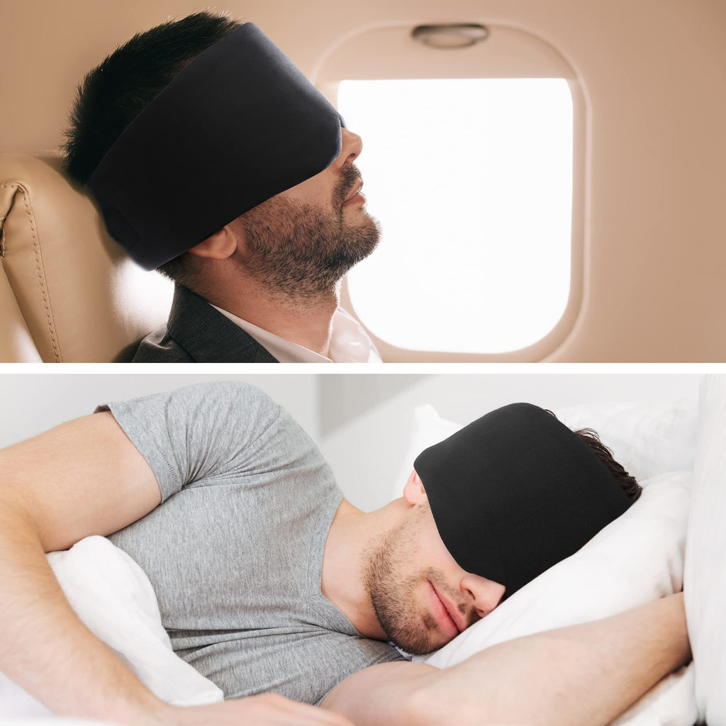 Cotton Sleep Mask Blackout - Handmade Eye Mask for Sleeping Eye Shade Cover