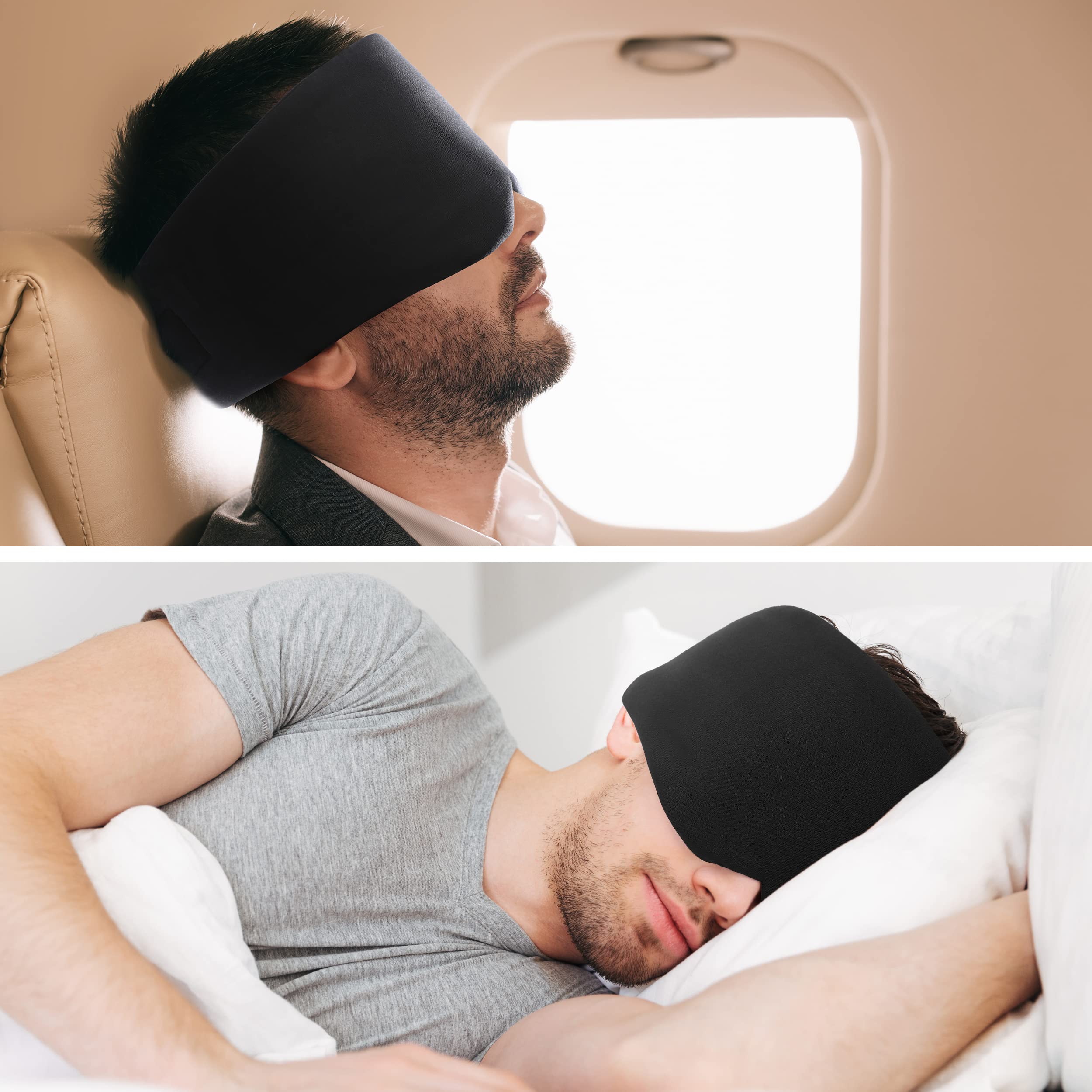 Cotton Sleep Mask Blackout - Handmade Eye Mask for Sleeping Eye Shade Cover