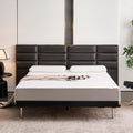 Memory Foam Mattress, Soft Plush Feel, Breathable, 12 Inch, Queen, White/Grey
