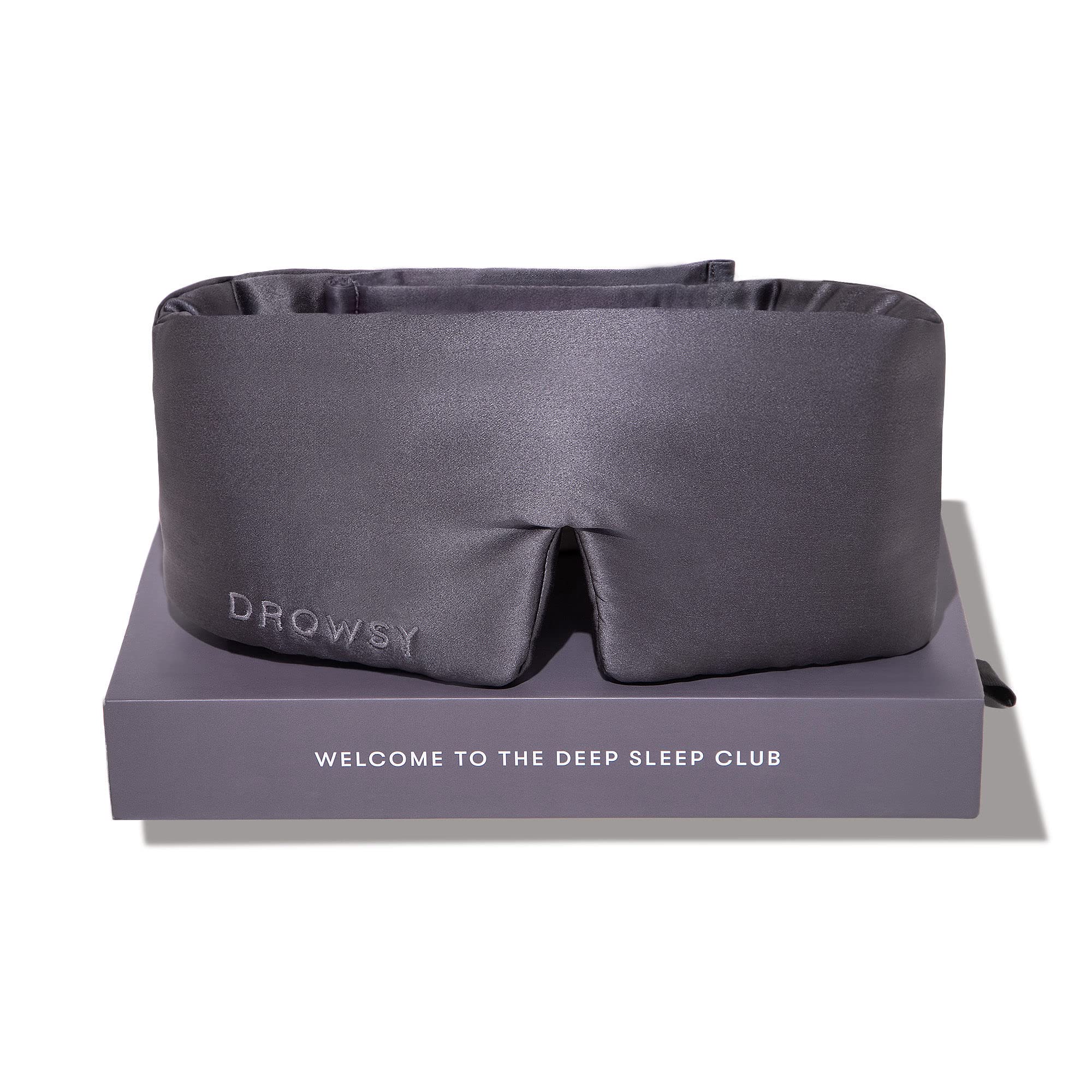 Silk Sleep Mask - Face-Hugging, Padded Cocoon for Luxury Sleep in Total Darkness