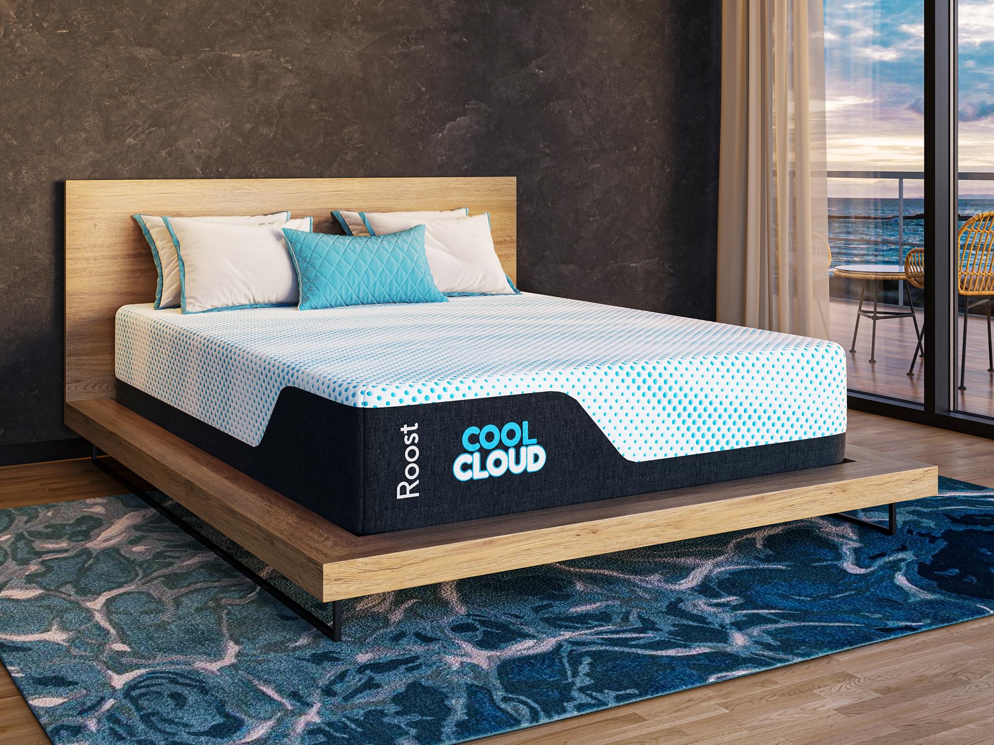 14-Inch King Mattress, Copper Smart Thermic Gel Cooling for Hot Sleepers & Back Pain Relief, Medium Firm Hybrid