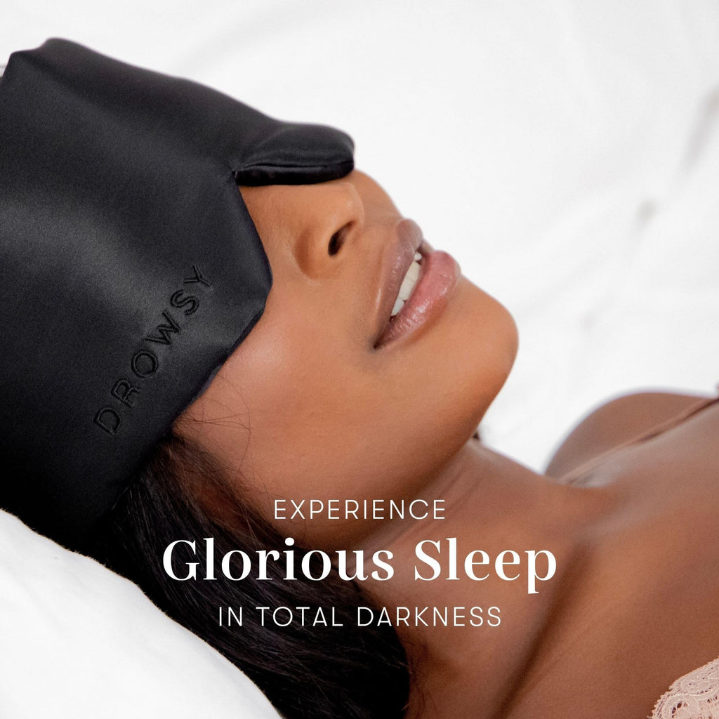 Silk Sleep Mask - Face-Hugging, Padded Cocoon for Luxury Sleep in Total Darkness