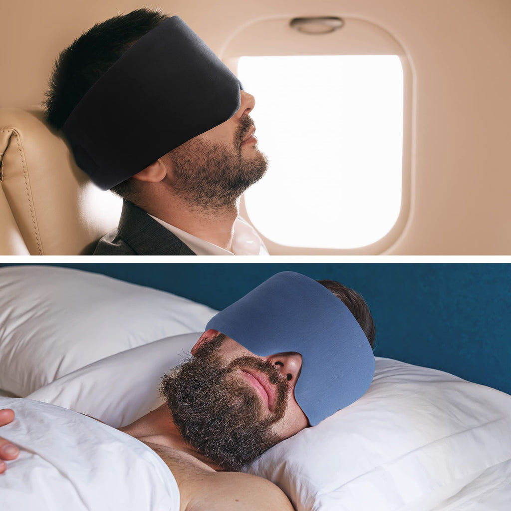 Cotton Sleep Mask Blackout - Handmade Eye Mask for Sleeping Eye Shade Cover