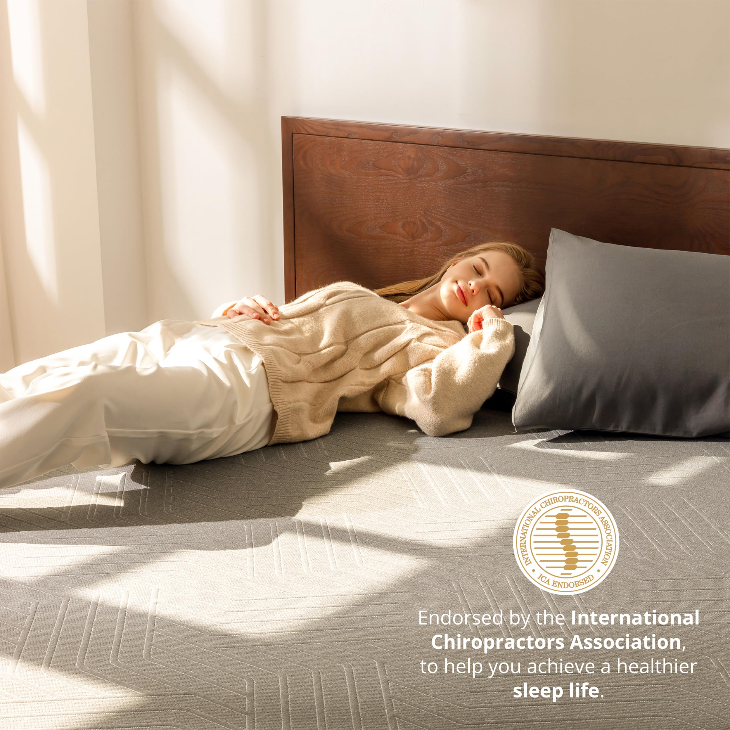 14 Inch Queen Memory Foam Mattress for Back Pain, Cooling Copper Gel Bed in a Box