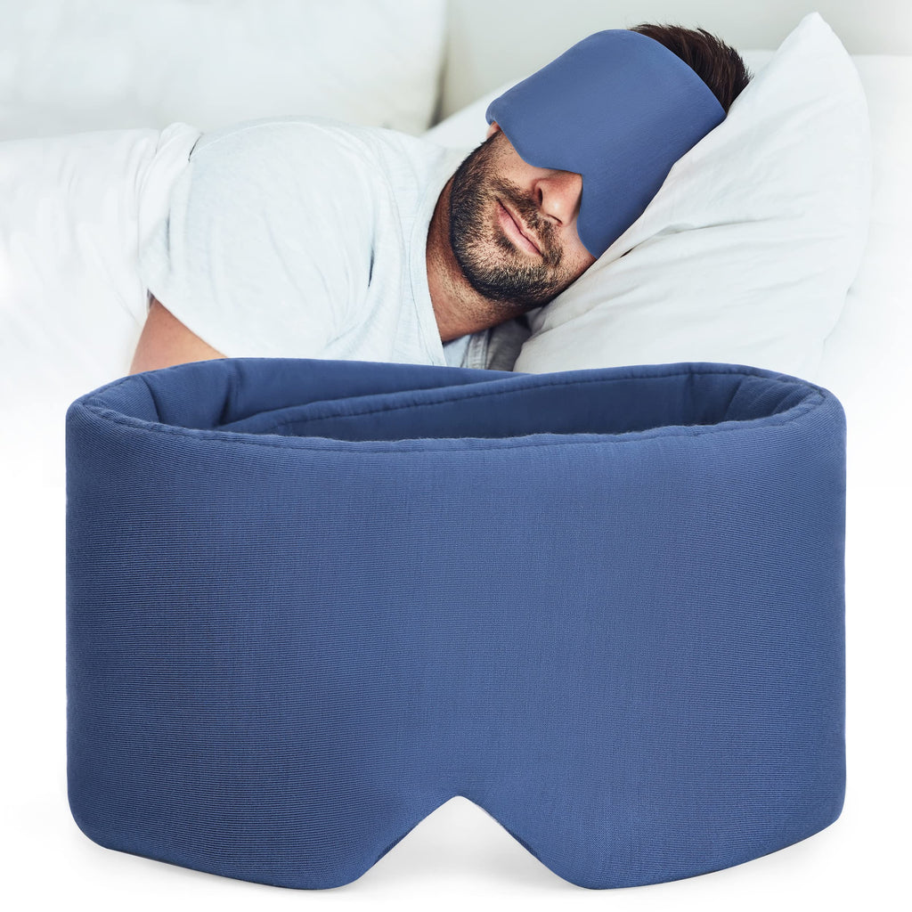 Cotton Sleep Mask Blackout - Handmade Eye Mask for Sleeping Eye Shade Cover