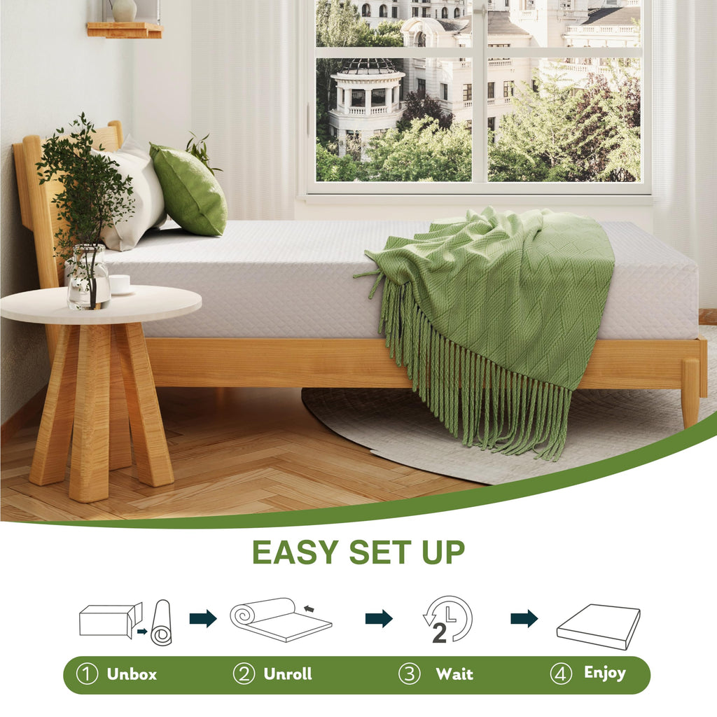 Full Size Memory Foam Mattress,  Bed Mattress in A Box