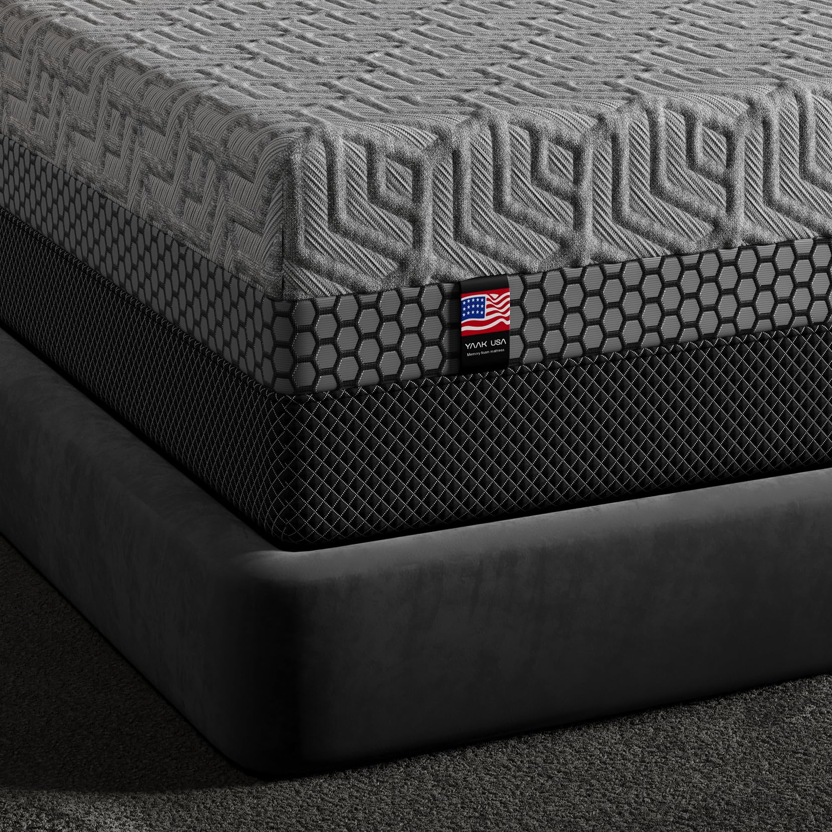 12 Inch Memory Foam Mattress in a Box for Back Pain, Cooling Gel Bed