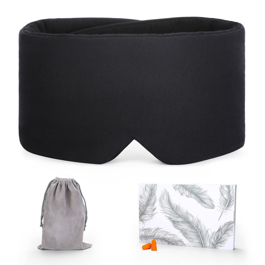Cotton Sleep Mask Blackout - Handmade Eye Mask for Sleeping Eye Shade Cover