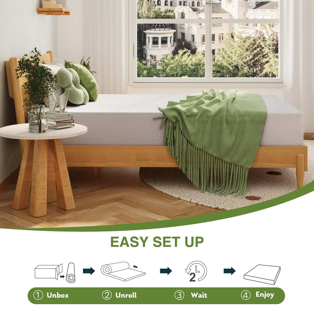 Full Size Memory Foam Mattress,  Bed Mattress in A Box